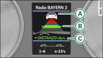 Kombiinstrument: Anzeige im Display